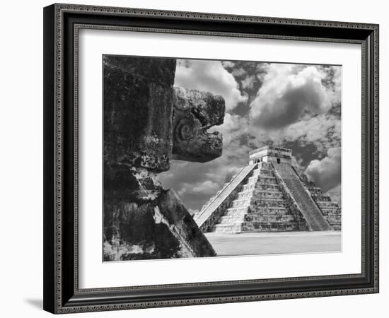 The Serpent And The Pyramid, Chechinitza, Mexico 02-Monte Nagler-Framed Photographic Print