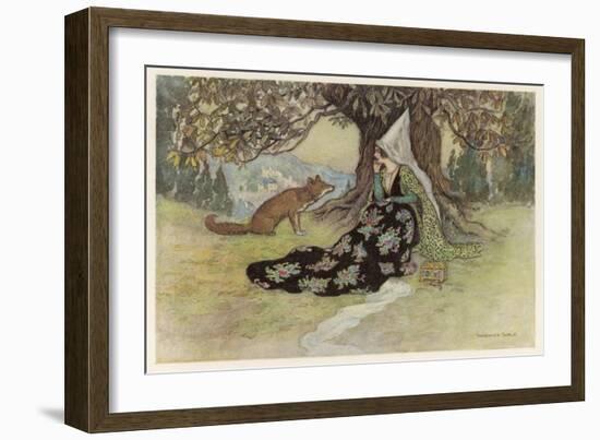 The Serpent, Grannonia and the Fox-Warwick Goble-Framed Art Print