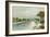 The Serpentine, from the Bridge-English School-Framed Giclee Print