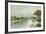 The Serpentine, from the Bridge-English School-Framed Giclee Print