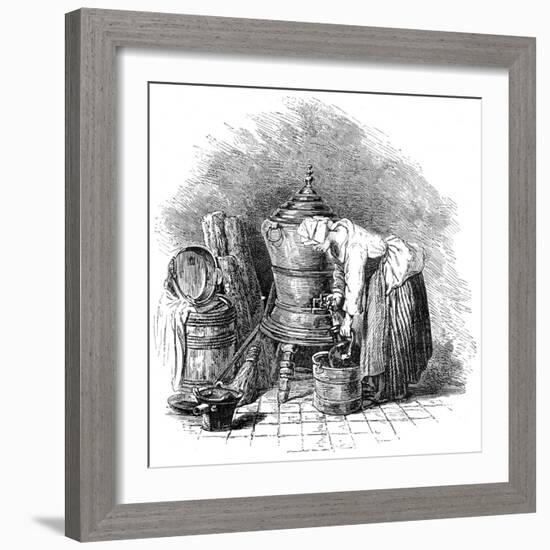 The Servant-Jean-Baptiste Simeon Chardin-Framed Giclee Print