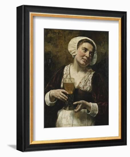 The Serving Maid-Eduard Karl Franz Gebhardt-Framed Giclee Print