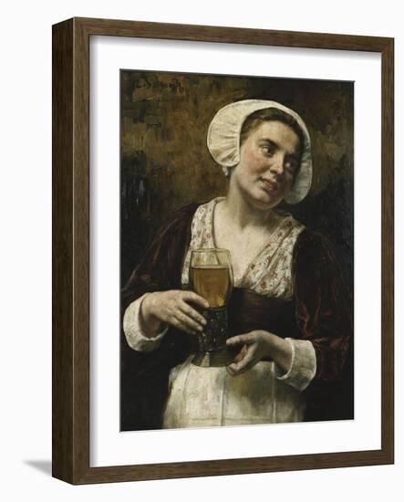 The Serving Maid-Eduard Karl Franz Gebhardt-Framed Giclee Print