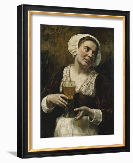 The Serving Maid-Eduard Karl Franz Gebhardt-Framed Giclee Print