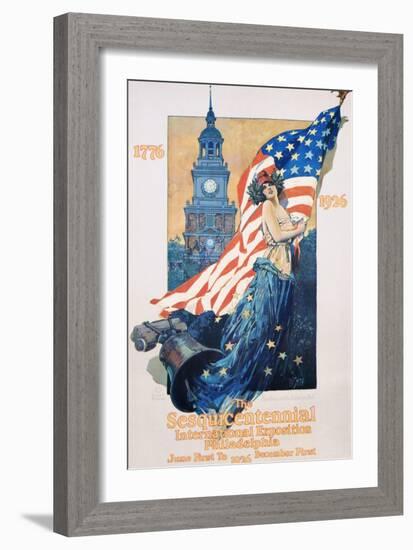 The Sesquicentennial International Exposition Poster-Dan Smith-Framed Giclee Print