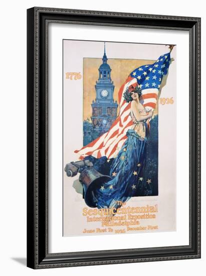 The Sesquicentennial International Exposition Poster-Dan Smith-Framed Giclee Print