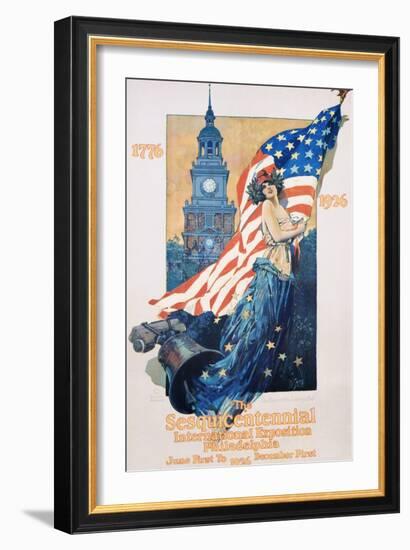 The Sesquicentennial International Exposition Poster-Dan Smith-Framed Giclee Print