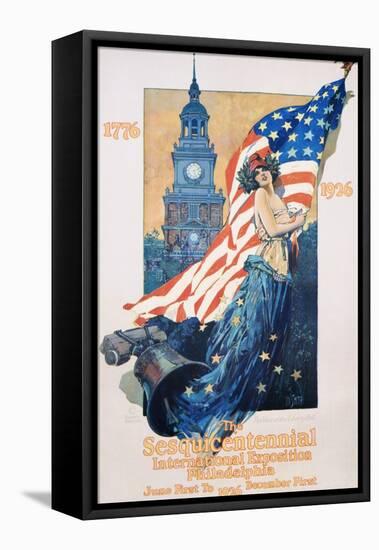 The Sesquicentennial International Exposition Poster-Dan Smith-Framed Premier Image Canvas