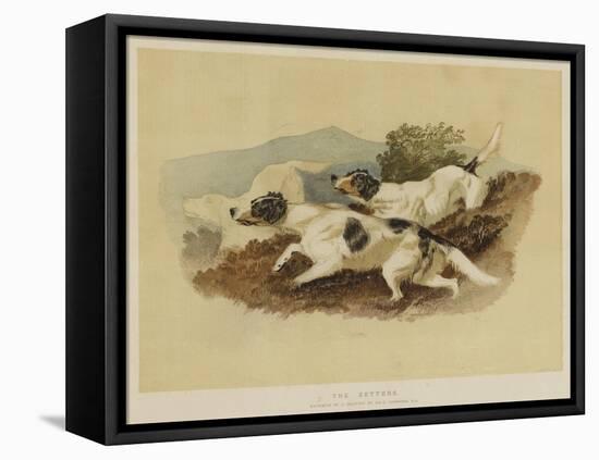 The Setters-Edwin Landseer-Framed Premier Image Canvas