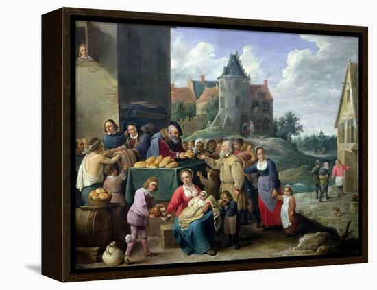 The Seven Acts of Mercy-David Teniers the Younger-Framed Premier Image Canvas