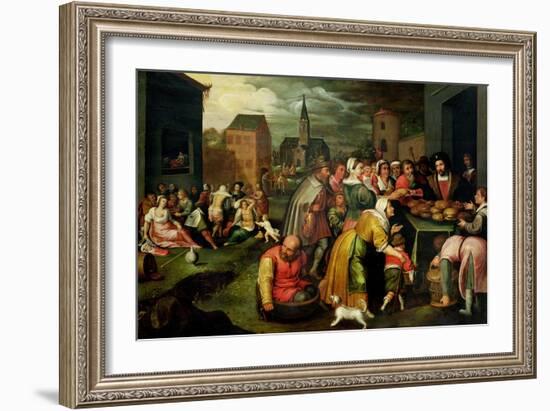 The Seven Acts of Mercy-Frans Francken the Younger-Framed Giclee Print