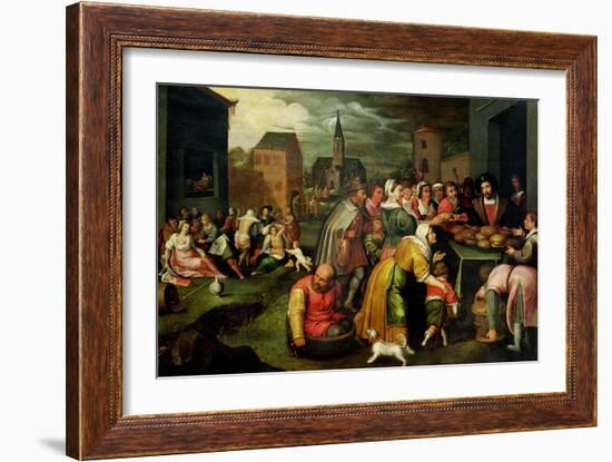 The Seven Acts of Mercy-Frans Francken the Younger-Framed Giclee Print