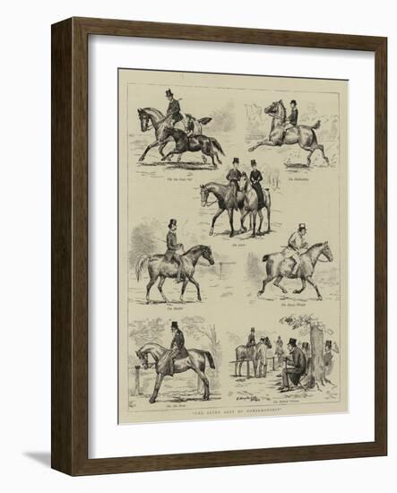 The Seven Ages of Horsemanship-Godfrey Douglas Giles-Framed Giclee Print