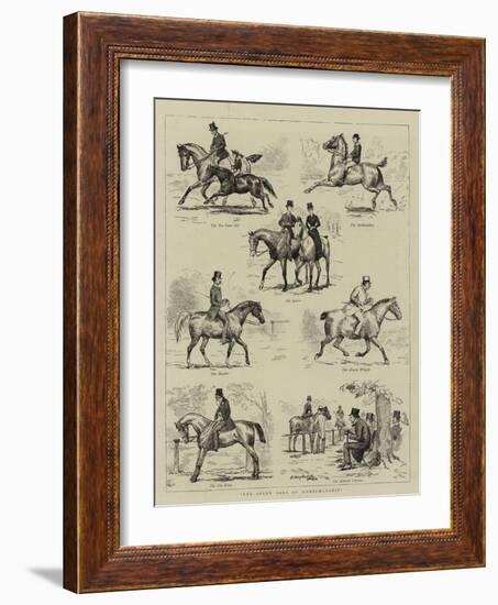 The Seven Ages of Horsemanship-Godfrey Douglas Giles-Framed Giclee Print