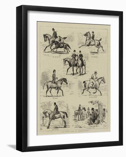 The Seven Ages of Horsemanship-Godfrey Douglas Giles-Framed Giclee Print