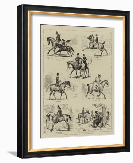 The Seven Ages of Horsemanship-Godfrey Douglas Giles-Framed Giclee Print