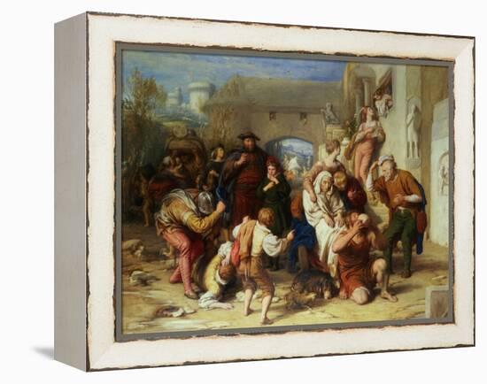 The Seven Ages of Man, 1835-8-William Mulready-Framed Premier Image Canvas