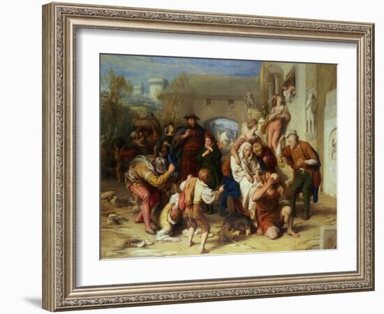 The Seven Ages of Man, 1835-8-William Mulready-Framed Giclee Print