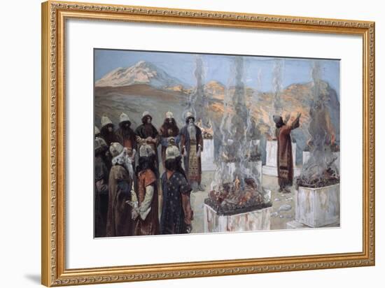 The Seven Altars of Balaam-James Jacques Joseph Tissot-Framed Giclee Print