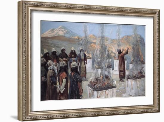 The Seven Altars of Balaam-James Jacques Joseph Tissot-Framed Giclee Print