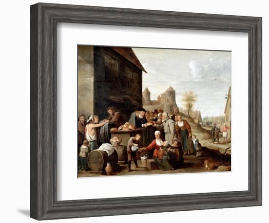 The Seven Corporal Works of Mercy-David Teniers the Younger-Framed Giclee Print