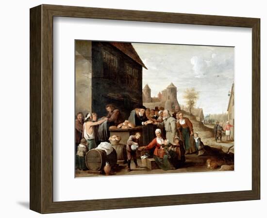 The Seven Corporal Works of Mercy-David Teniers the Younger-Framed Giclee Print