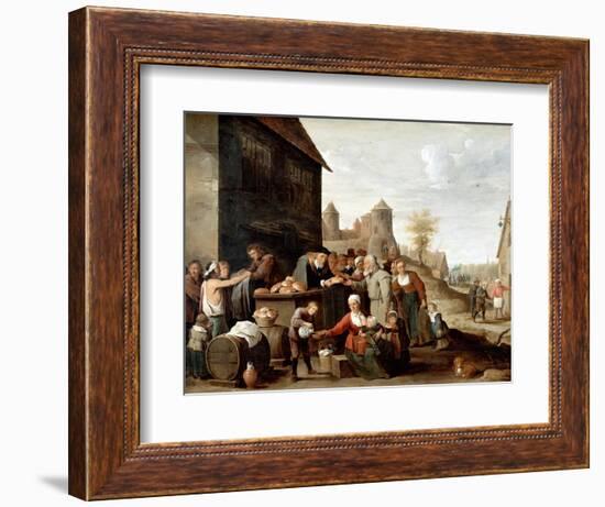 The Seven Corporal Works of Mercy-David Teniers the Younger-Framed Giclee Print