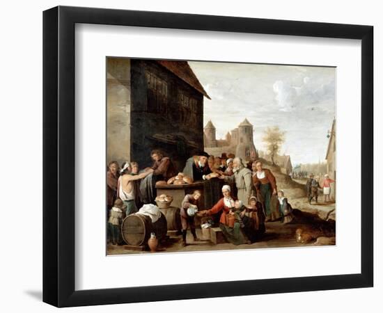 The Seven Corporal Works of Mercy-David Teniers the Younger-Framed Giclee Print