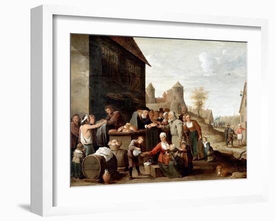 The Seven Corporal Works of Mercy-David Teniers the Younger-Framed Giclee Print
