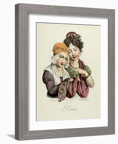 The Seven Deadly Sins: Envy, 1824-Louis Leopold Boilly-Framed Art Print