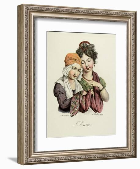 The Seven Deadly Sins: Envy, 1824-Louis Leopold Boilly-Framed Art Print