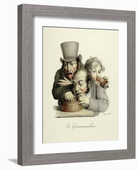 The Seven Deadly Sins: Gluttony, 1824-Louis Leopold Boilly-Framed Art Print