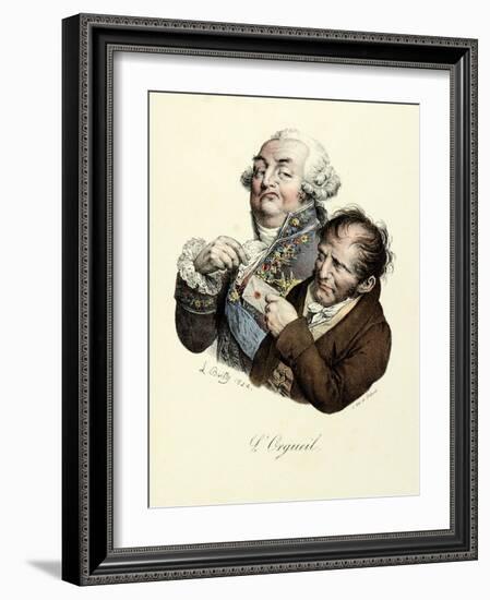 The Seven Deadly Sins: Pride, 1824-Louis Leopold Boilly-Framed Art Print