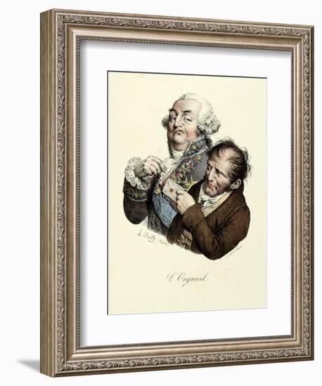 The Seven Deadly Sins: Pride, 1824-Louis Leopold Boilly-Framed Art Print
