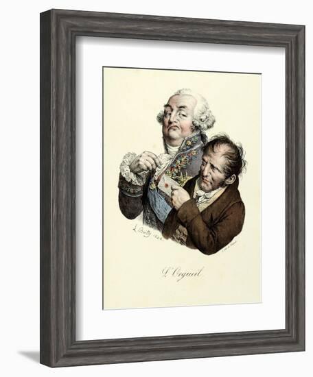 The Seven Deadly Sins: Pride, 1824-Louis Leopold Boilly-Framed Art Print