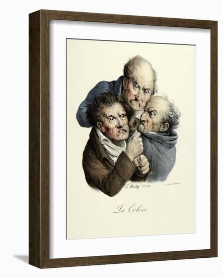 The Seven Deadly Sins: Wrath, 1824-Louis Leopold Boilly-Framed Art Print