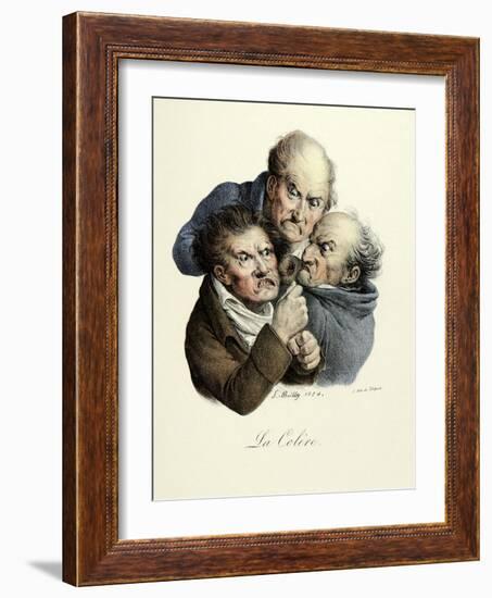 The Seven Deadly Sins: Wrath, 1824-Louis Leopold Boilly-Framed Art Print