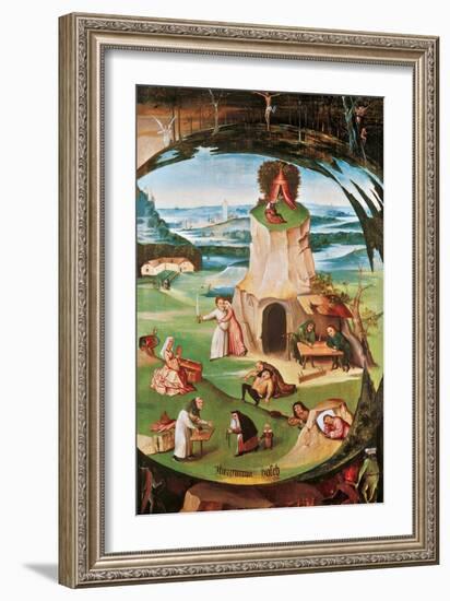 The Seven Deadly Sins-Hieronymus Bosch-Framed Giclee Print