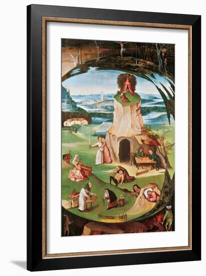 The Seven Deadly Sins-Hieronymus Bosch-Framed Giclee Print