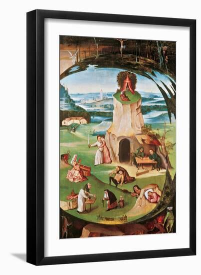 The Seven Deadly Sins-Hieronymus Bosch-Framed Giclee Print