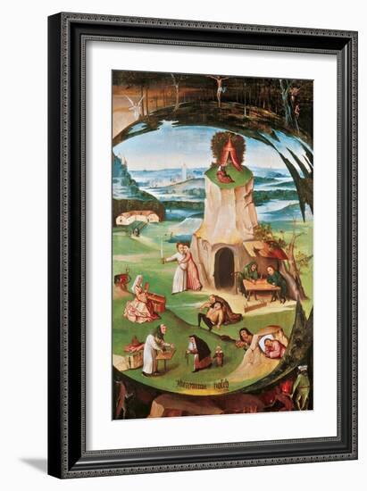 The Seven Deadly Sins-Hieronymus Bosch-Framed Giclee Print