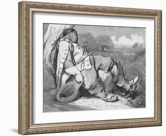 The Seven-League Boots, c1870-Gustave Doré-Framed Giclee Print