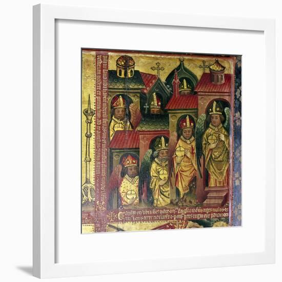 The Seven Letters to the Seven Churches, 14th-15th century-Master Bertram of Hamburg-Framed Giclee Print