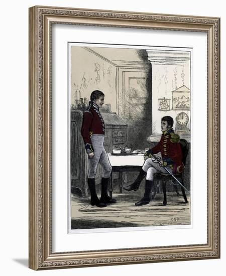 The Seven Poor Travellers by Charles Dickens-Frederick Barnard-Framed Giclee Print