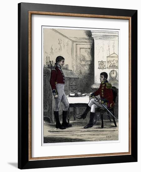 The Seven Poor Travellers by Charles Dickens-Frederick Barnard-Framed Giclee Print