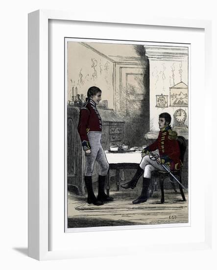 The Seven Poor Travellers by Charles Dickens-Frederick Barnard-Framed Giclee Print