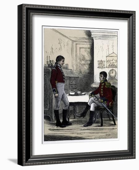 The Seven Poor Travellers by Charles Dickens-Frederick Barnard-Framed Giclee Print