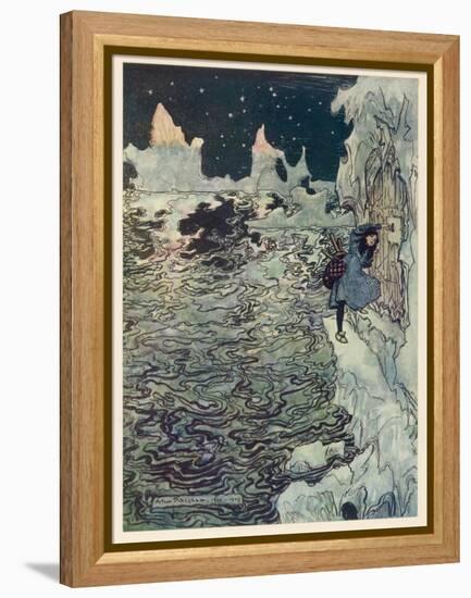 The Seven Ravens 2-Arthur Rackham-Framed Premier Image Canvas