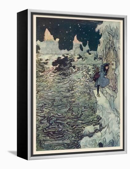 The Seven Ravens 2-Arthur Rackham-Framed Premier Image Canvas