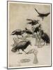 The Seven Ravens-Arthur Rackham-Mounted Photographic Print